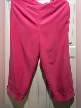 Sag Harbor Hot Pink Cropped Pants